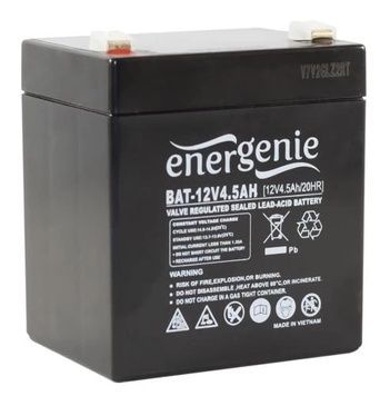 Акумуляторна батарея EnerGenie, 12V, AGM, 1.4 кг (BAT-12V4.5AH), 100x89x70 мм, T2, 4.5 Агод