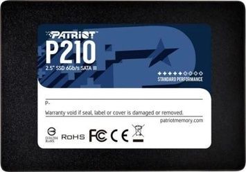 Твердотільний накопичувач SSD 512Gb, Patriot P210, 520/430 МБ/с (P210S512G25), 3D TLC, 2.5", SATA3