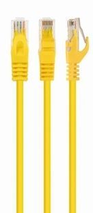 Патч-корд 1.5 м, UTP, Cablexpert, Cat.6, CCA, PVC (PP6U-1.5M/Y), Yellow