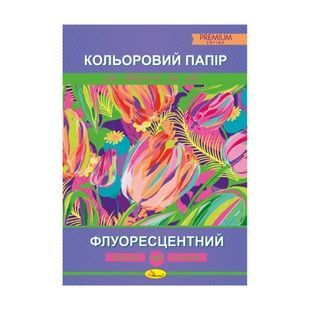 Папір кольоровий Tamgram Флуоресцентний Преміум, А4, 14 аркушів, 7 кольорів (АП-1208)