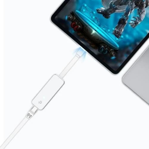 Мережевий адаптер USB TP-LINK UE300C, White, USB Type-C, 1xGLan