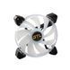 Вентилятор 120 мм, GTL Multicolor B3, 50 см) / 3-pin (RGB, 120x120x25 мм, 50 см) (GTL-120LMCB3P ARGB), White/Black, 800-1600 об/мин, ARGB подсветка, 23-32.6 дБ, 4-pin (PWM