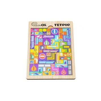 Дерев'яна розвиваюча іграшка "Тетріс Транспорт" (Puz-22922)
