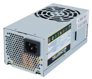 Блок живлення 300 Вт, Chieftec SMART, захист AFC/OPP/OVP/SCP/SIP/UVP, ATX 12V v2.3 (GPF-300P), Silver, Active PFC, 2xMolex / 4xSATA / 1x4+4-pin / 1x20+4-pin, TFX, 80 мм