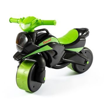Беговел Doloni Toys 0138/590 Черно-Зеленый