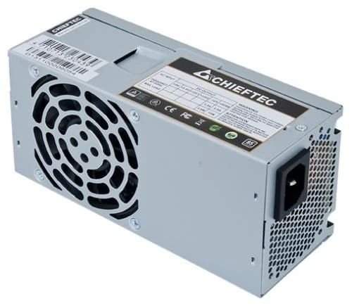 Блок живлення 300 Вт, Chieftec SMART, захист AFC/OPP/OVP/SCP/SIP/UVP, ATX 12V v2.3 (GPF-300P), Silver, Active PFC, 2xMolex / 4xSATA / 1x4+4-pin / 1x20+4-pin, TFX, 80 мм