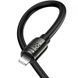 Дата-кабель Hoco U143 Joy USB-Lightning 2.4A 1.2м Чорний