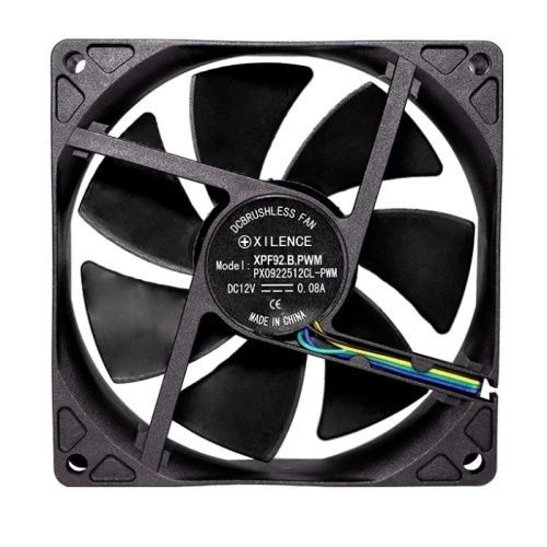 Вентилятор 92 мм, Xilence Performance C XPF92.B.PWM, 4-pin (XF141), підшипник рідинного ковзання, 900-1800 об/мин, до 22 dB, 92x92x25 мм