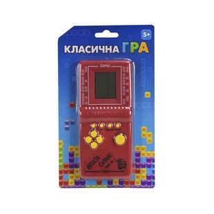 Дитяча інтерактивна іграшка "Тетріс" класична, червона (725-60, Red)