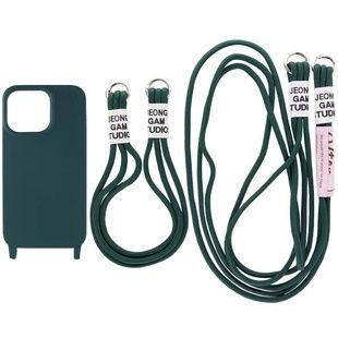 Чохол Tamgram TPU two straps California Зелений для Apple iPhone 13 Pro (6.1")