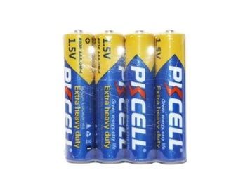 Батарейка AAA (R03), солевая, 4 шт, PKCELL, Shrink (R03P-4S), 1.5V