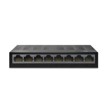 Коммутатор TP-LINK LS1008G, 8x10/100/1000 Mb/s, неуправляемый, пластмассовый корпус