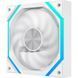 Вентилятор 120 мм, GameMax FN12A-N2-W, White, 120х120х25 мм, 800-2000 об/хв, до 33.7 дБ, 4-pin (PWM, 50 см), 50 см) / 3-pin (ARGB, гідродинамічний підшипник, ARGB підсвічування