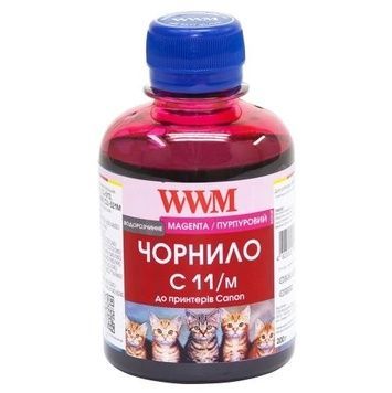 Чернила WWM Canon CL-511/513/441, CLI-426M/521M, водорастворимые (C11/M), 200 мл, Magenta