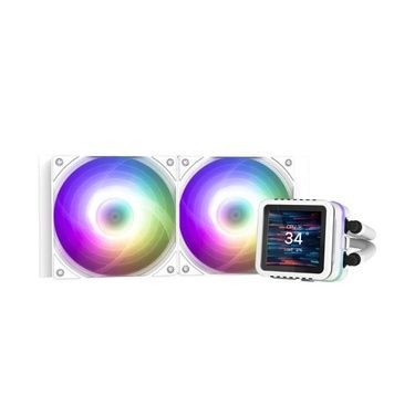 Система рідинного охолодження Zalman Alpha 2 DS A24, White, 30 Гц), 2.73&rsquo;&rsquo; IPS (320x320, ARGB (ALPHA2DSA24WHITE)