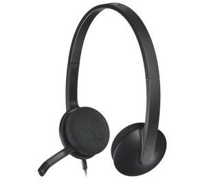 Навушники Logitech H340, Black, шумостримуючий мікрофон, 115 дБ, 20 Ом, USB, 1.8 м (981-000475)