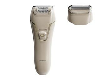Эпилятор Ardesto LESH-Y700PERL, Beige, 18 щипцов (6 рядов по 3 пары), сухая эпиляция, 2 скорости, время работы 40мин