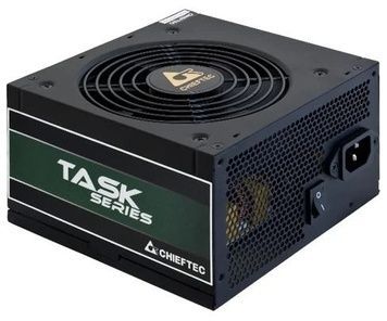 Блок живлення 700 Вт, Chieftec TASK, ATX 12V v2.3 (TPS-700S), 120 мм, захист AFC/OPP/OTP/OVP/SCP/SIP/UVP, 80+ Bronze, Black, Active PFC, 3xMolex / 6xSATA / 2x6+2-pin / 1x4+4-pin / 1x20+4-pin