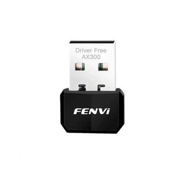 Сетевой адаптер Fenvi AX300, Black, WiFi 6, USB 2.0, до 300 Mb/s, AIC8800