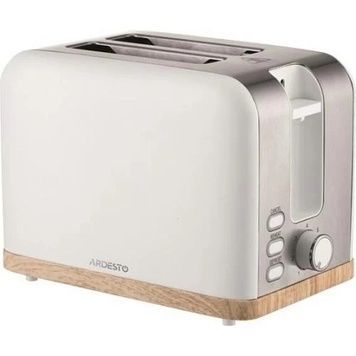 Тостер Ardesto T-F420WWD, White, 800W, 2 тости, розморожування, 2 відділення, 7 режимів підсмажування