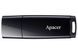 Флеш-накопитель USB 64Gb Apacer AH336, Black, USB 2.0 (AP64GAH336B-1), Пластик, 64 ГБ, Моноблок
