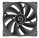 Вентилятор 140 мм, GameMax, до 30 дБ, 140х140х25 мм, 50 см), Black, 600-1400 об/хв, 4-pin (PWM, гідродинамічний підшипник (GMX-14WFBK-PWM)