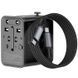 Мережевий зарядний пристрій WIWU UA013 20W GaN, 1xUSB-A + 2xUSB-C, кабель Type-C - Type-C (0.3-1.0 м), Black