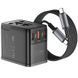 Мережевий зарядний пристрій WIWU UA013 20W GaN, 1xUSB-A + 2xUSB-C, кабель Type-C - Type-C (0.3-1.0 м), Black