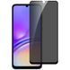 Защитное стекло Privacy 5D с рамкой черное для Samsung Galaxy A06 / A07 / A08