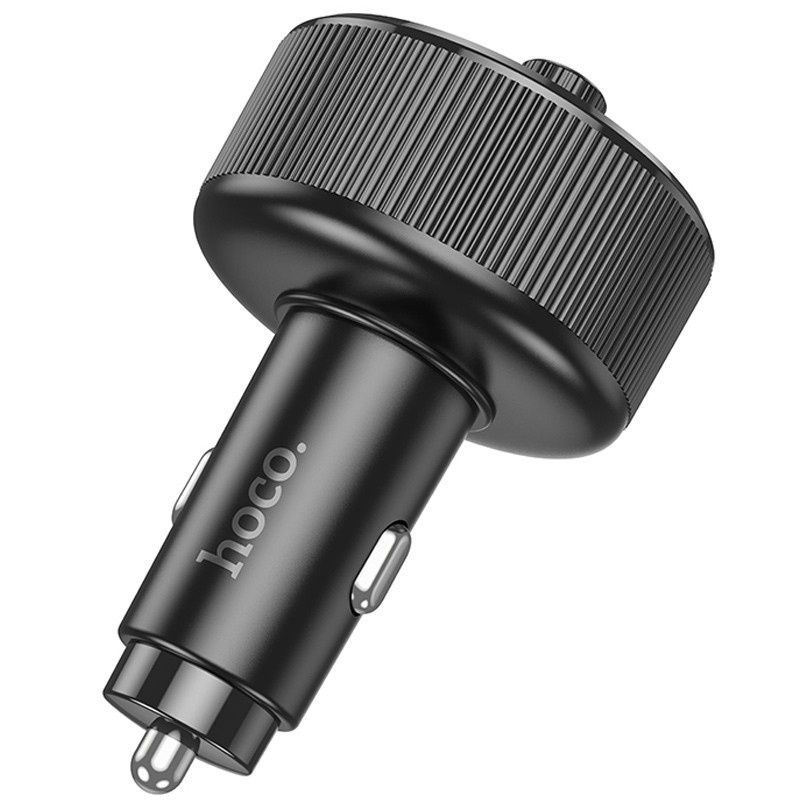 FM-модулятор Hoco E82 Guerrero PD30W+QC3.0 (2USB-A/1C), чорний