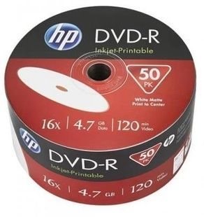 Диск DVD-R HP 50 шт Printable &ndash; друк без зайвих зусиль
