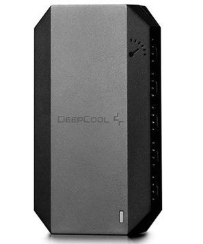 Контролер для керування вентиляторами DeepCool FH-10, Black, живлення SATA (DP-F10PWM-HUB), 10x4-pin PWM