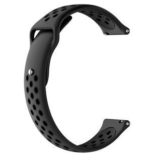 Силіконовий ремінець Tamgram Active Air для Smart Watch 22mm, Carbon Black
