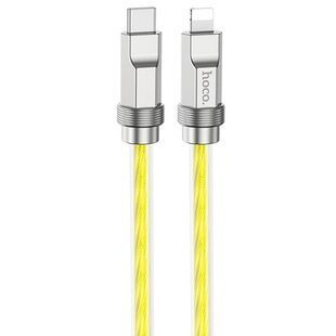 Дата-кабель Hoco U113 Solid 20W Type-C to Lightning (1м), Gold