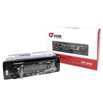 Автомагнітола SIGMA СP-250ВТ USB, 1 Din, підсвітка RGB, Bluetooth