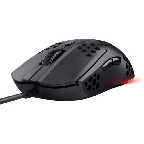 Миша Trust GXT 928 Helox, Black, RGB підсвічування, 6 програмованих кнопок, 1.8 м (25306), USB, оптична, 200 - 6400 dpi