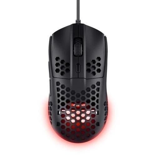 Миша Trust GXT 928 Helox, Black, RGB підсвічування, 6 програмованих кнопок, 1.8 м (25306), USB, оптична, 200 - 6400 dpi
