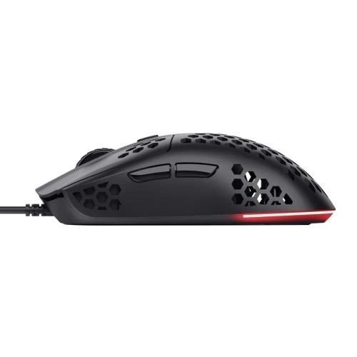 Миша Trust GXT 928 Helox, Black, RGB підсвічування, 6 програмованих кнопок, 1.8 м (25306), USB, оптична, 200 - 6400 dpi