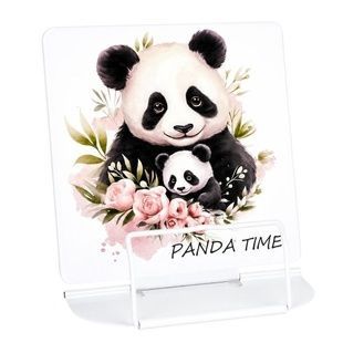 Металлическая подставка для книг "Panda time" (L8610-1)