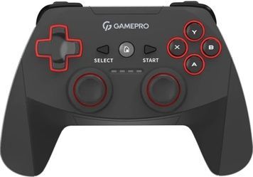 Геймпад GamePro GP600, Black, акумулятор 400 mAh, бездротовий (USB 2.4GHz), для ПК / PS3 / Android, подвійна вібрація, 10 кнопок / 2 аналогові стіки / D-Pad