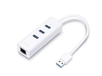 Мережевий адаптер USB TP-LINK UE330, White, USB 3.0, RTL8153, 1xGLan