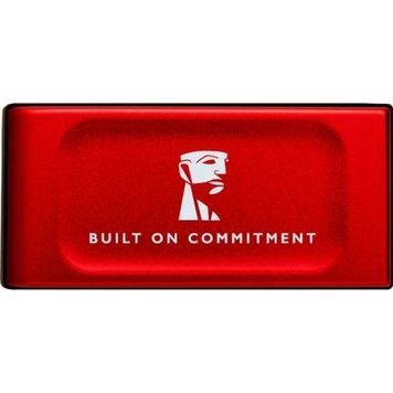 Внешний накопитель SSD, 1Tb, 1050 / 1000 Мб/с (SXS1000R/1000GA), Red, Kingston XS1000 "BoC", Type-C 3.2 (Gen 2)