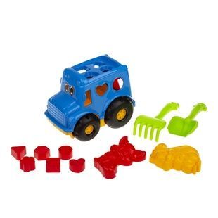 Автобус-сортер "Бусик" №2 Colorplast 0251 Синій