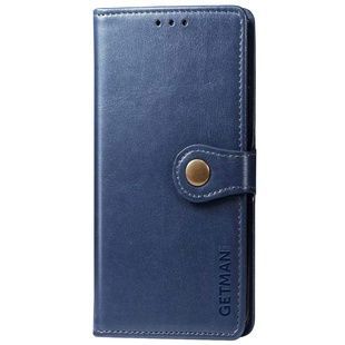 Шкіряний чохол-книжка GETMAN Gallant (PU) синій для TECNO Spark 10C