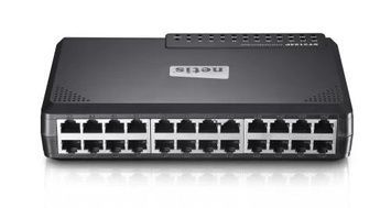 Комутатор Netis NIST3124P, 24x10/100 Mb/s, некерований, 2хSFP пластиковий корпус