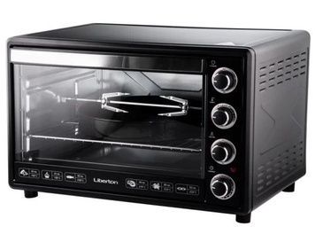 Електродуховка Liberton LEO-650 Black, 2200W, ТЕРМОРУКАВИЦЯ У ПОДАРУНОК, металевий корпус, конвекція, 65 л, 3 режими нагрівання, таймер, індикатор роботи