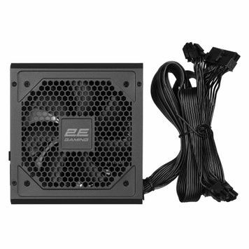 Блок питания 750 Вт, 2E Solid Power Pro, 80+ Bronze, Active PFC, 3xMolex / 6xSATA / 1xPCI-E 16-pin / 4xPCI-E 6+2-pin / 1xMB 20+4-pin / 2xCPU 4+4-pin, полумодульный, 120 мм, Black, защита UVP/OVP/SCP/OPP/OCP (2E-SP750BRSMII-120)