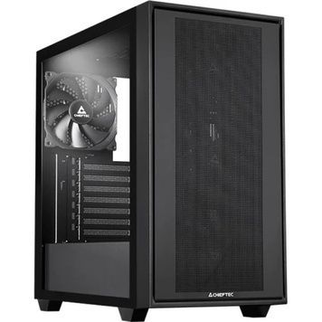Корпус Chieftec Night Hunter GS-03B-BLK-OP Black, без БП, 1xUSB Type-C, 0.7mm SPCC, 8.01 кг, Mid Tower, E-ATX / ATX / Micro ATX / Mini ITX, 440x238x450 мм, 4x120 мм PWM, 2xUSB 3.1