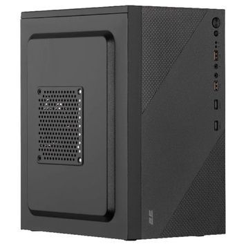 Корпус 2E TeamX (TMX04), Black, 2xUSB 2.0, для Micro ATX / Mini ITX, Mini Tower, 500 Вт, 1x80 мм (2E-TMX04-500), макс. CPU - 145 мм / VGA - 220 мм