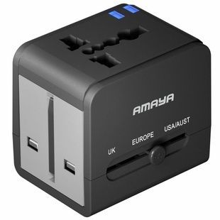 Сетевой адаптер Amaya X10W 10W, 1xUSB-A, 1xUSB-C, черный